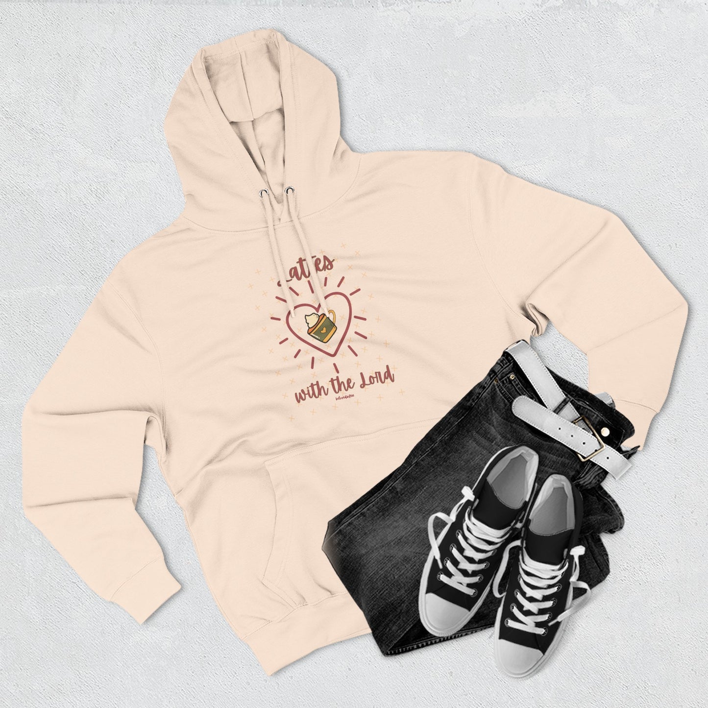 Hoodie - Lattes with the Lord