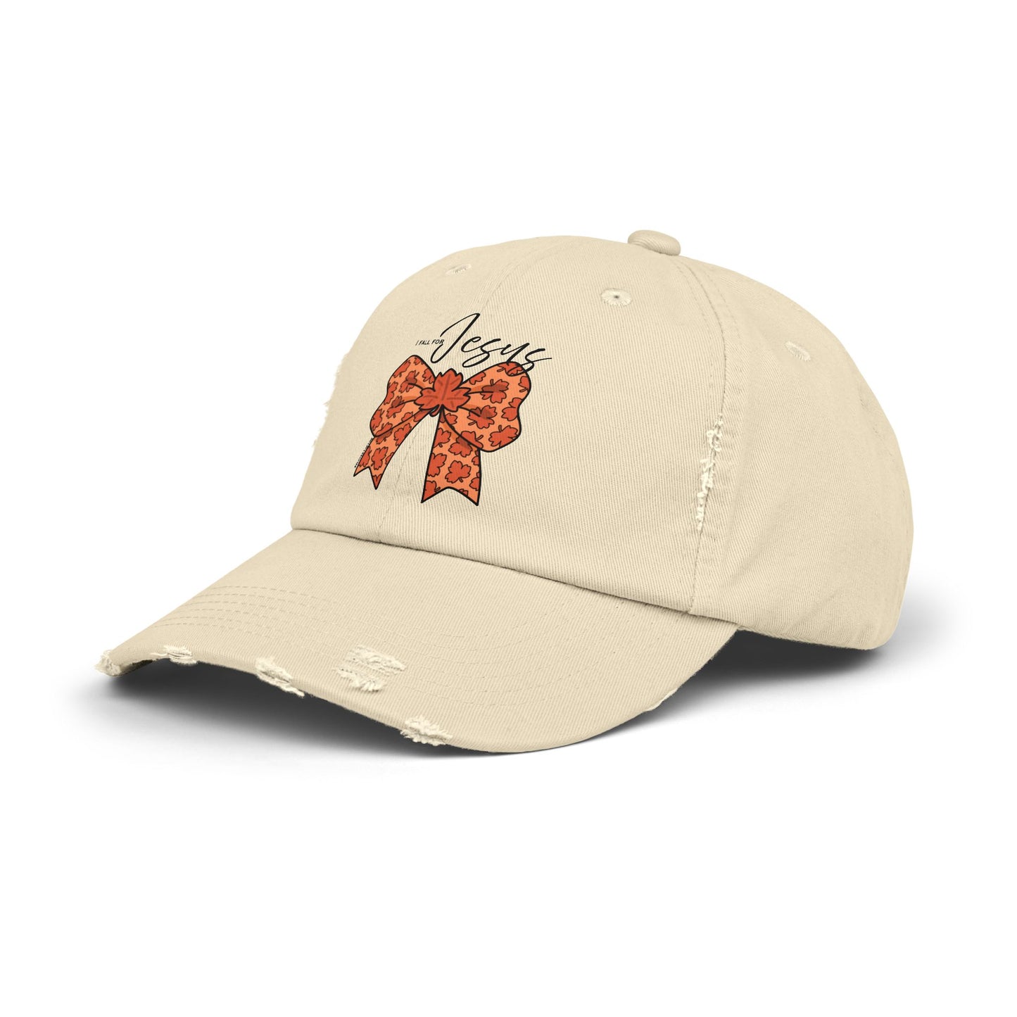 Distressed Cap - I FALL FOR JESUS