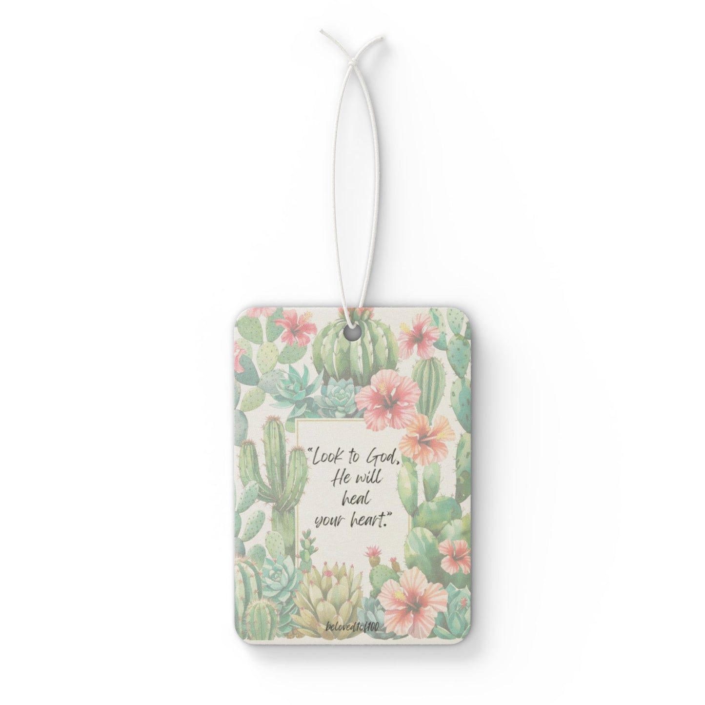 Air Freshener- Cactus Hibiscus Pattern