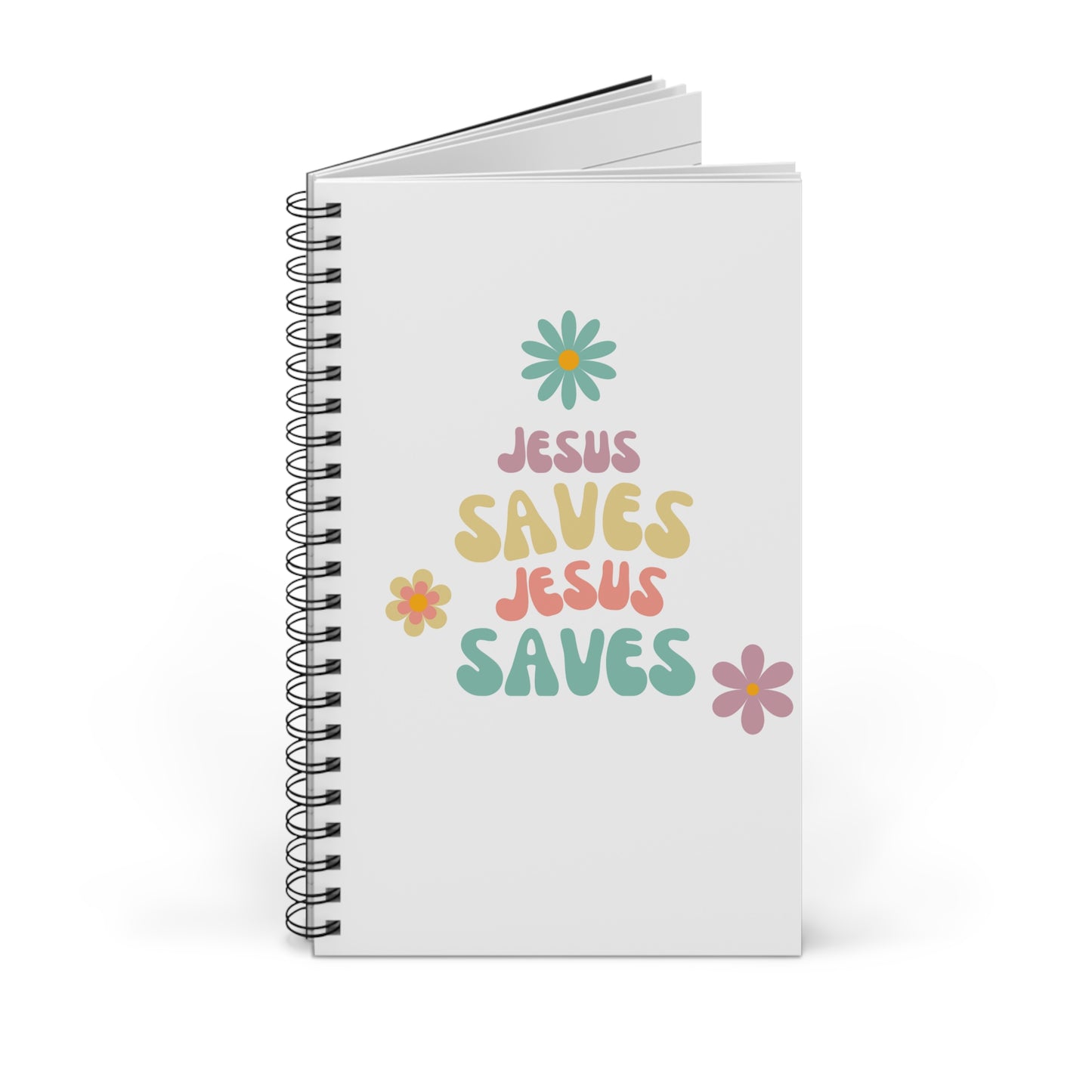 Copy of Spiral Notebook- Peony Tulip Pattern