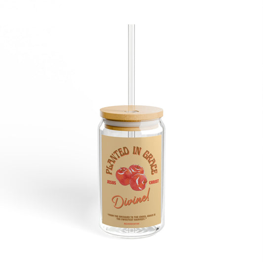 Glass Cup- Divine Apple