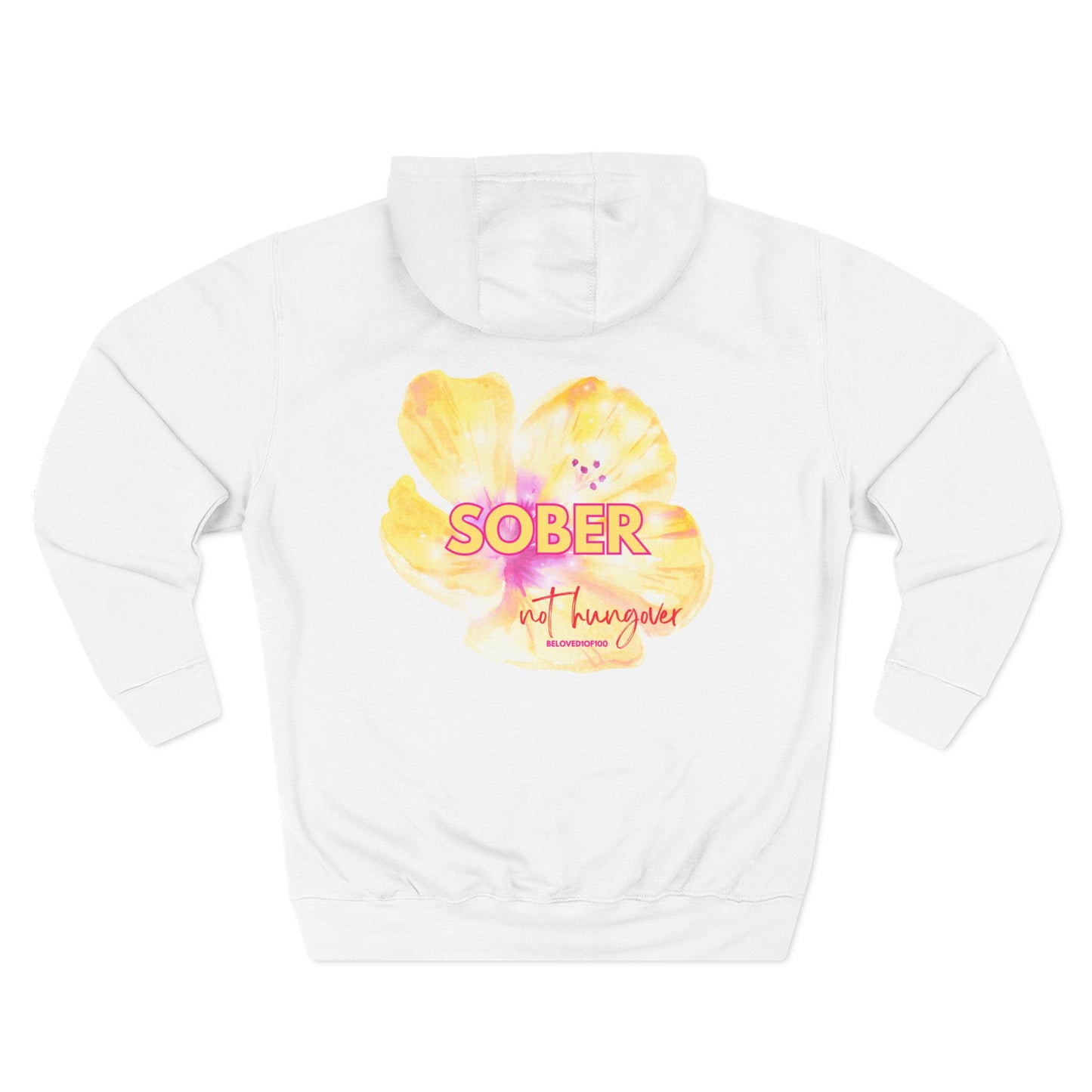 Hoodie - Sober not hungover