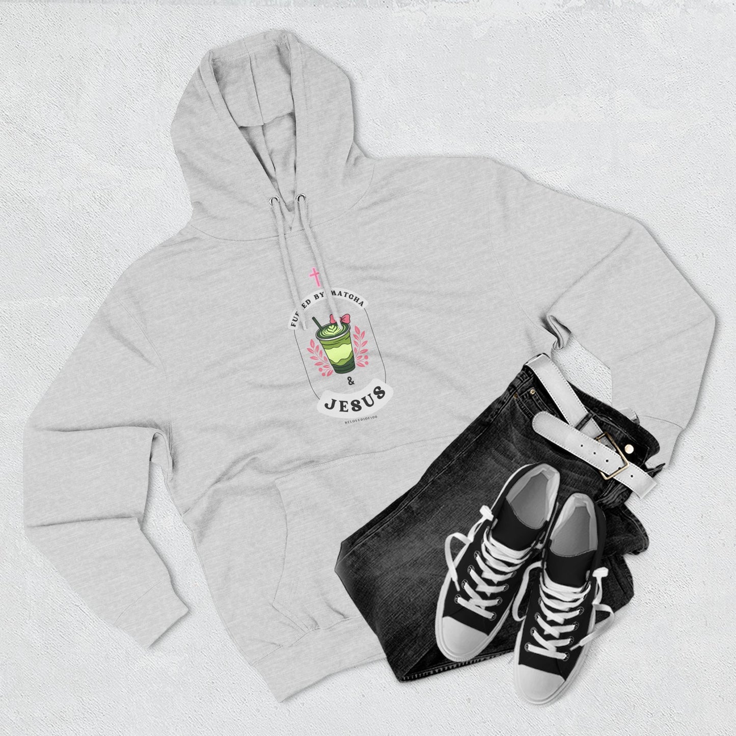 Hoodie - Matcha & Jesus