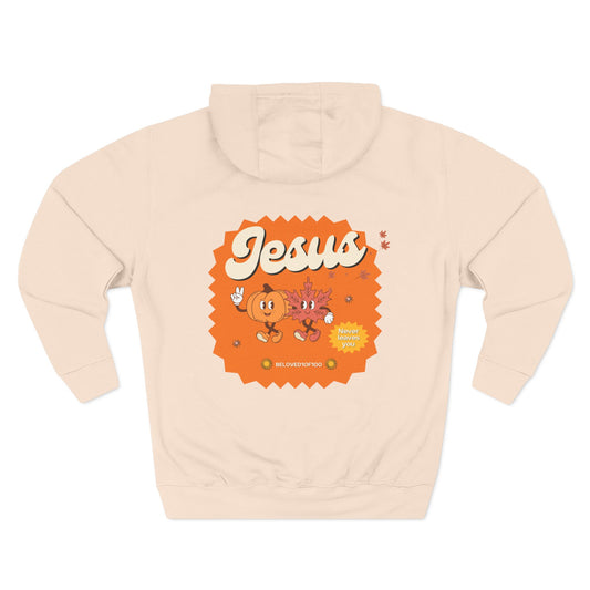 Hoodie - Jesus Never Leaves