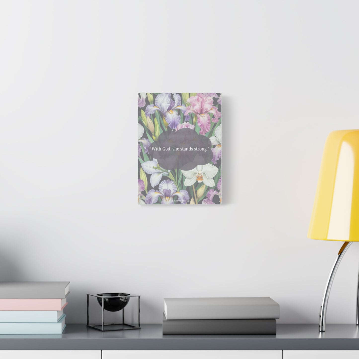 Canvas Print- Orchid Lilly Pattern