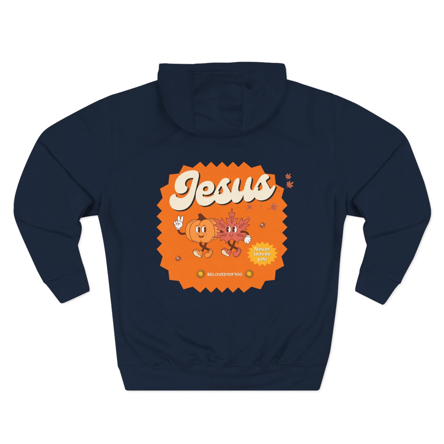 Hoodie - Jesus Never Leaves