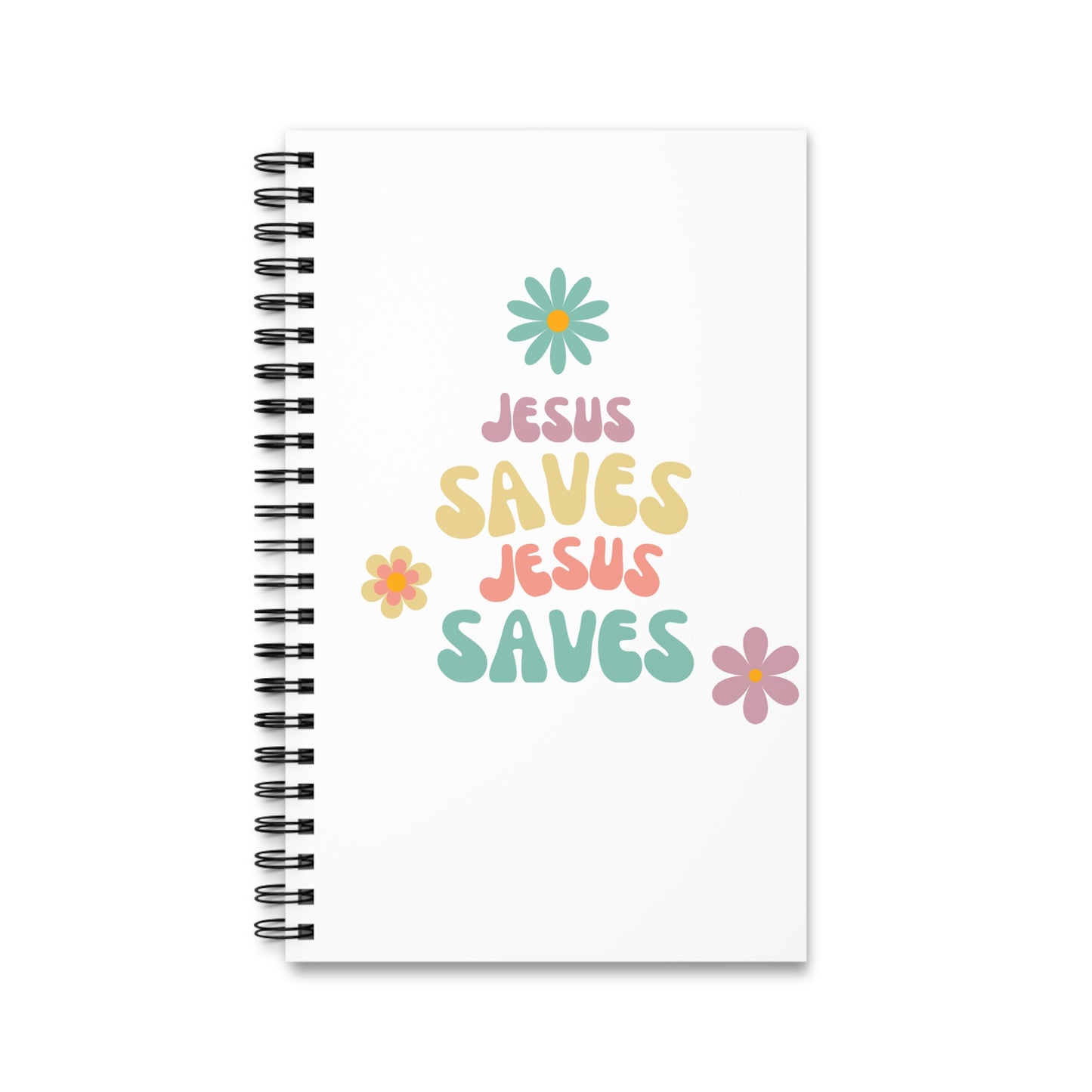Copy of Spiral Notebook- Peony Tulip Pattern
