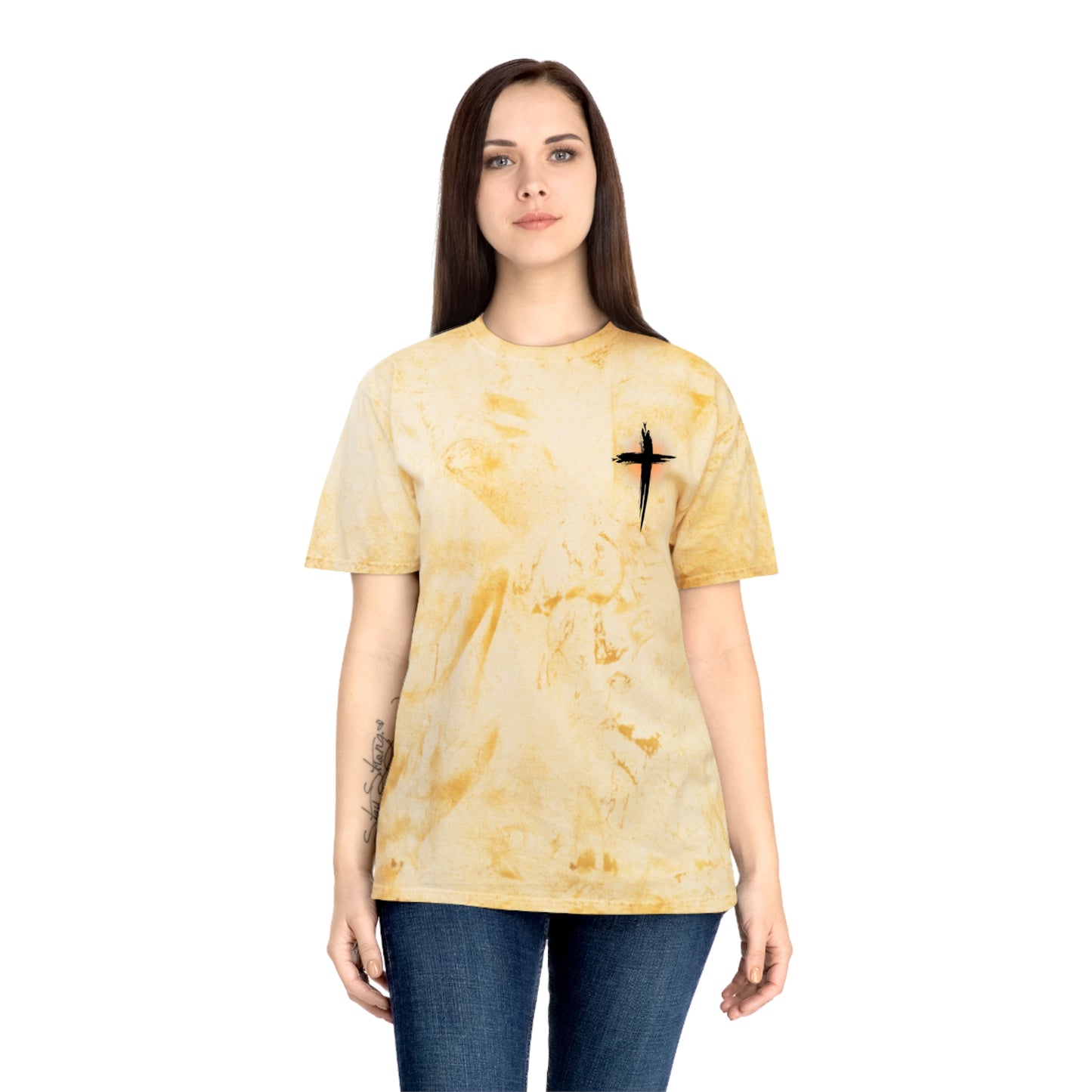 Adult Tee Color Blast  - I FALL FOR JESUS