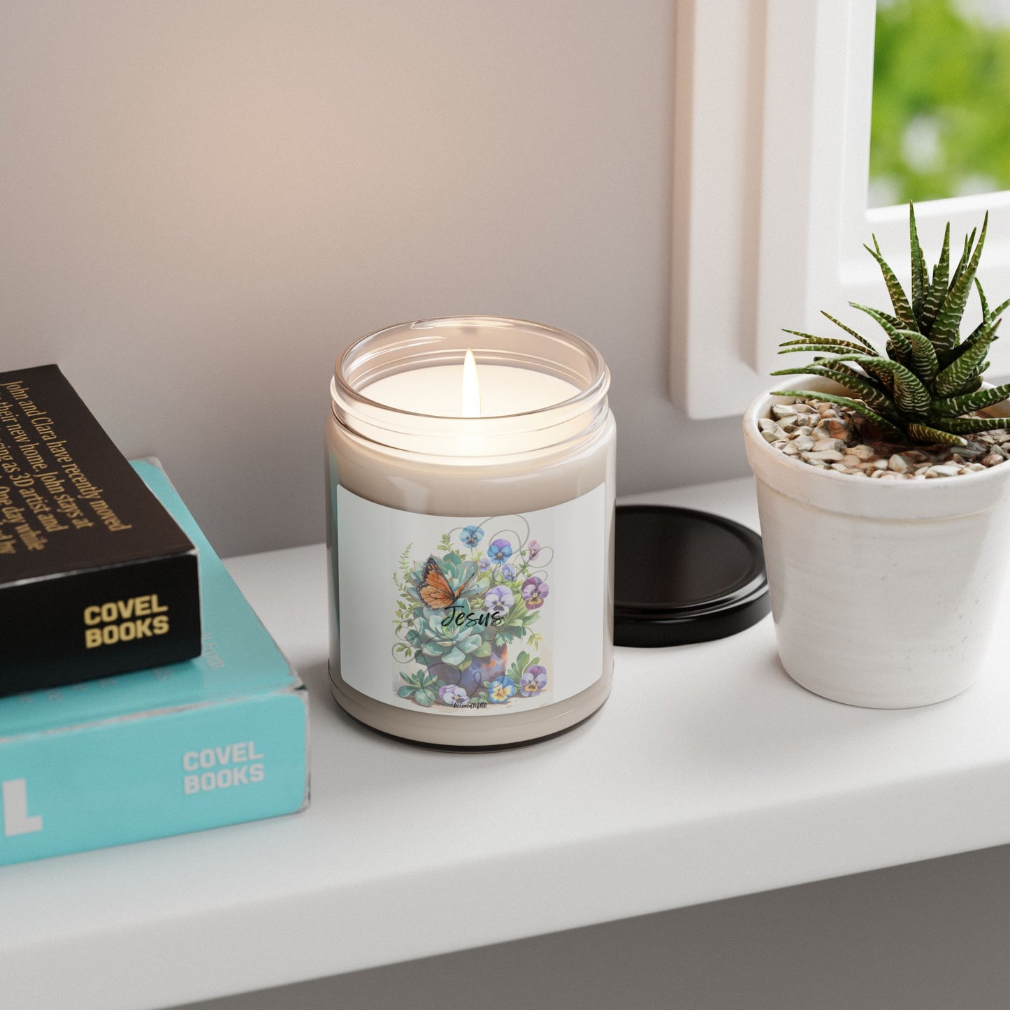 Soy Candle - Jesus Pattern