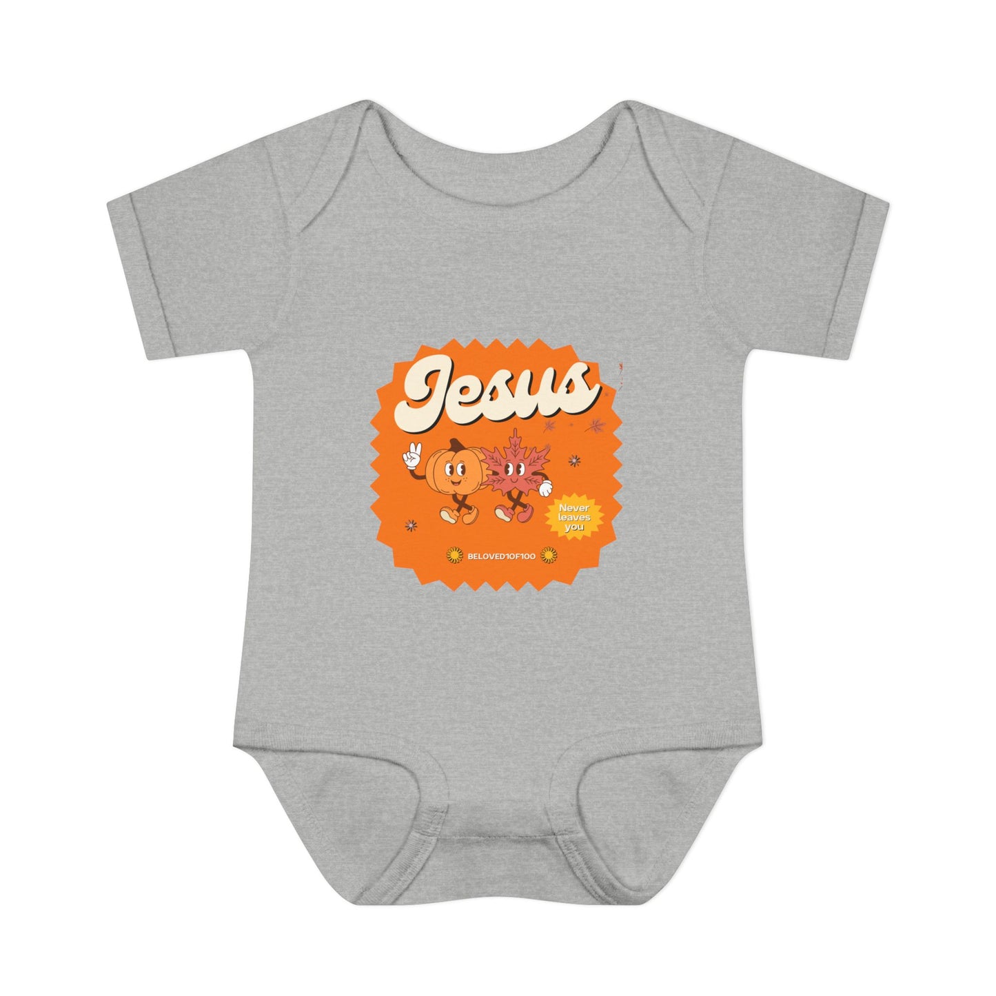 Infant/Toddler Onsie - Jesus Never Leaves