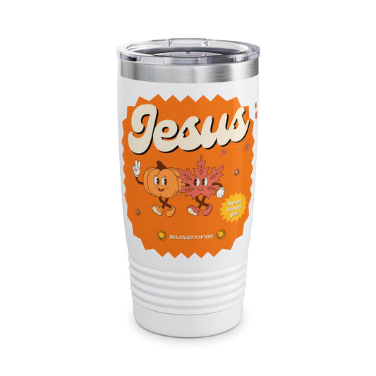 Ringneck Tumbler, 20oz - Jesus Never Leaves
