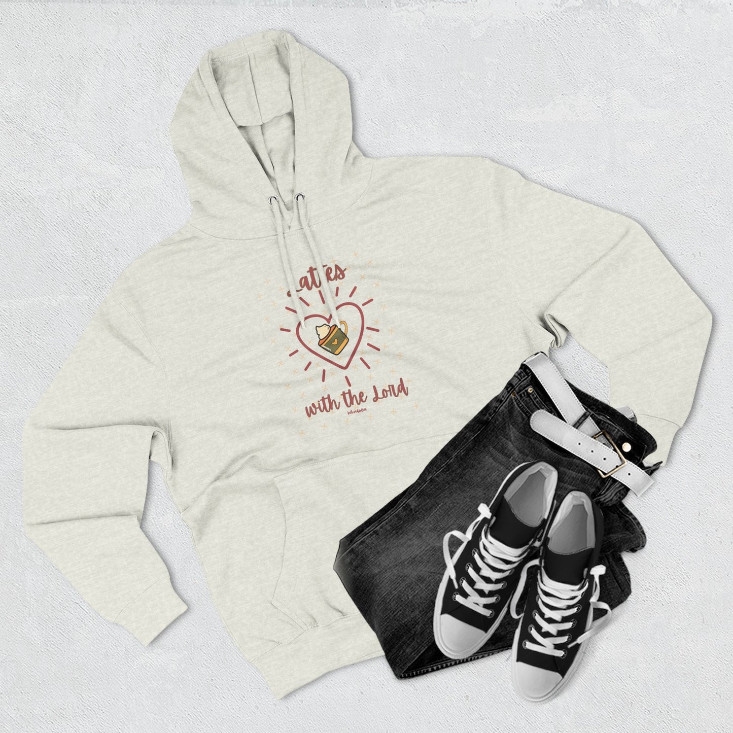 Hoodie - Lattes with the Lord