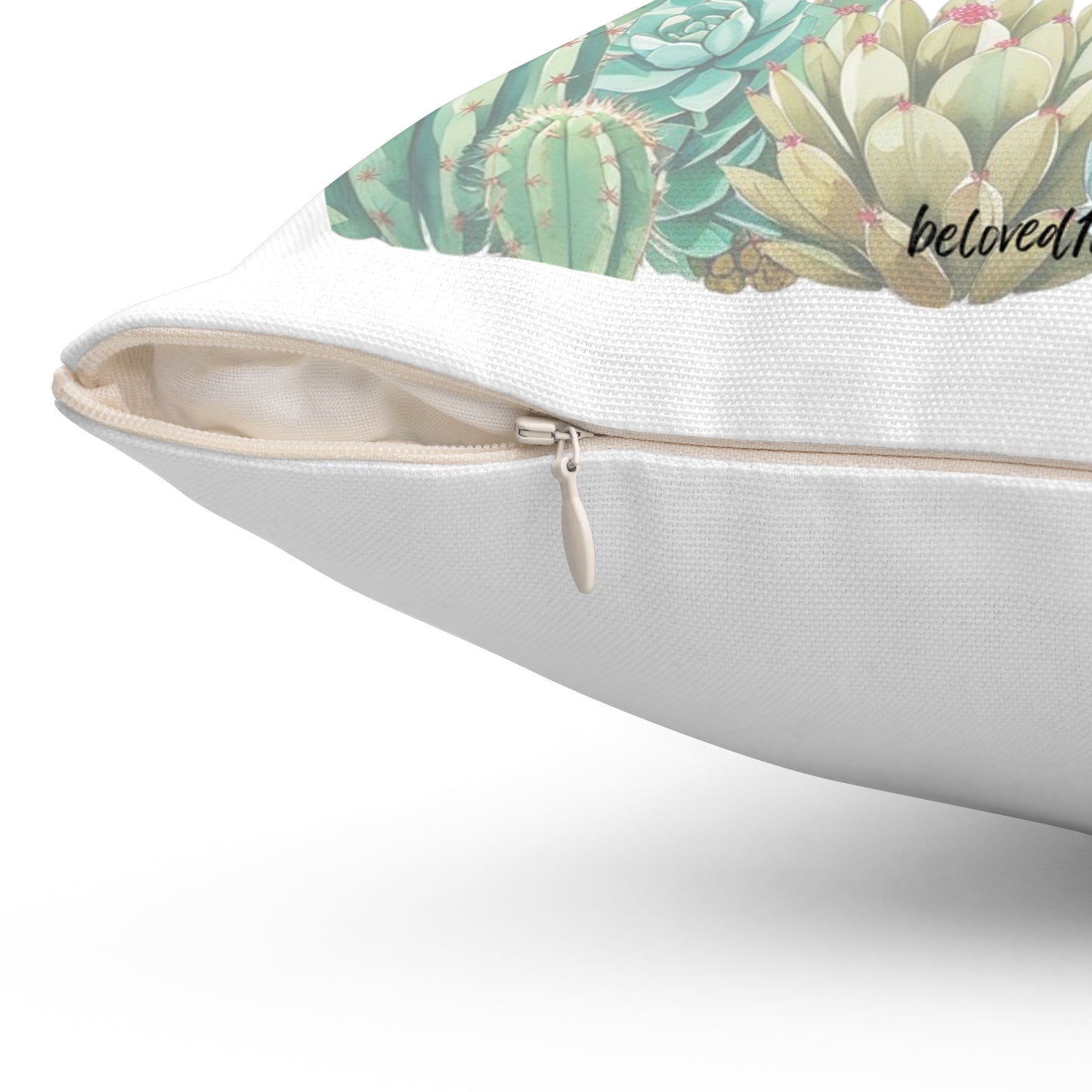 Throw Pillow- Cactus Hibiscus Pattern