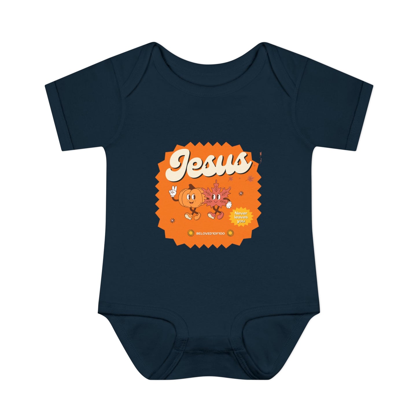 Infant/Toddler Onsie - Jesus Never Leaves