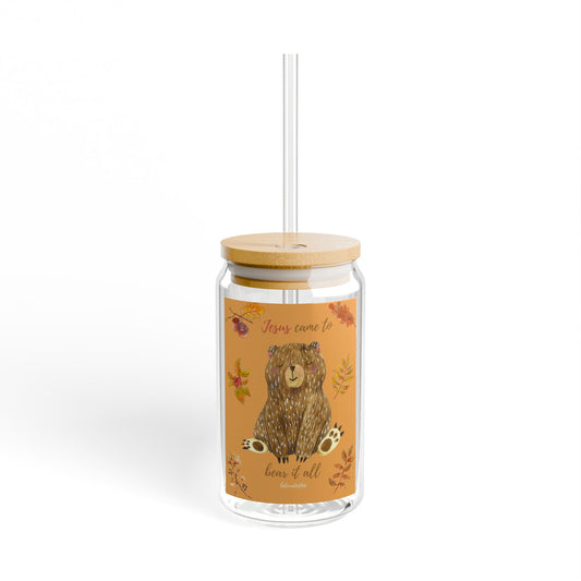 Glass Cup- Bear it all