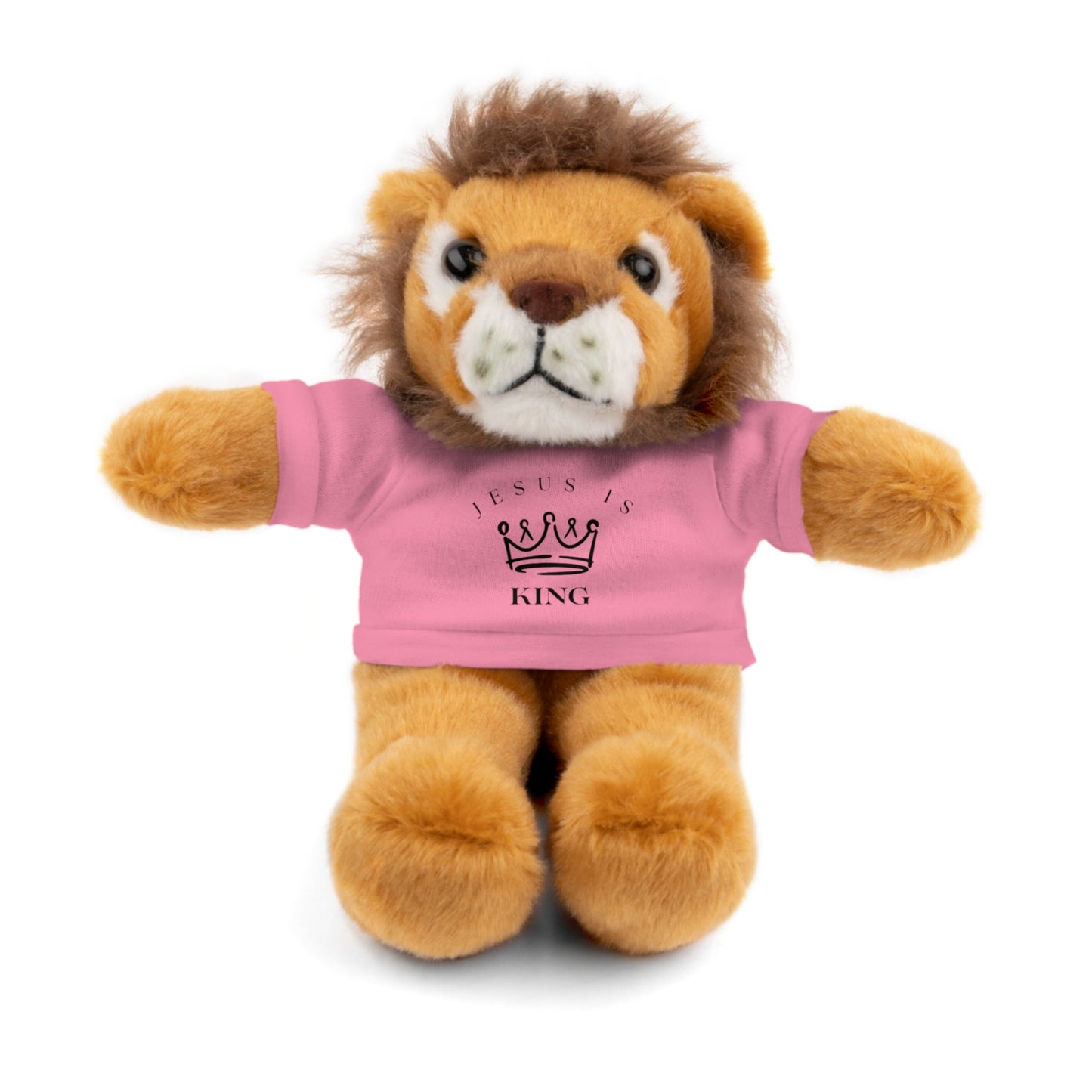 Plush Animals- Jesus is King Pattern