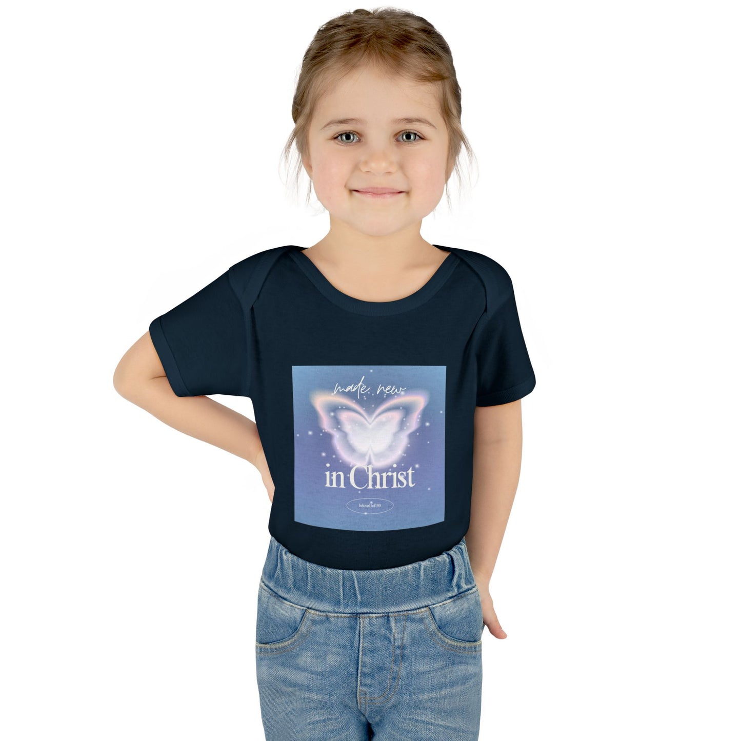 Infant/Toddler Onsie - Made New Butterfly