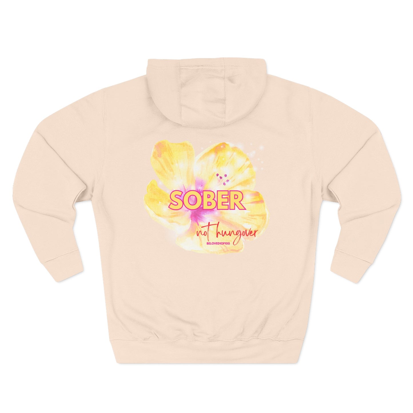 Hoodie - Sober not hungover