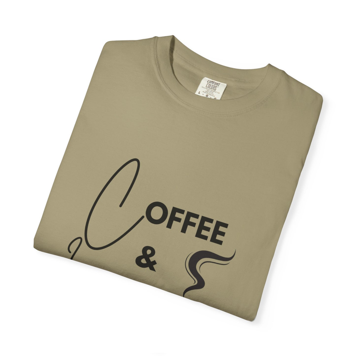 Adult Tee - Coffee & Jesus Pattern