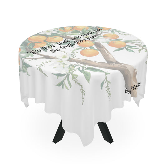 Tablecloth - Orange Jasmine Pattern