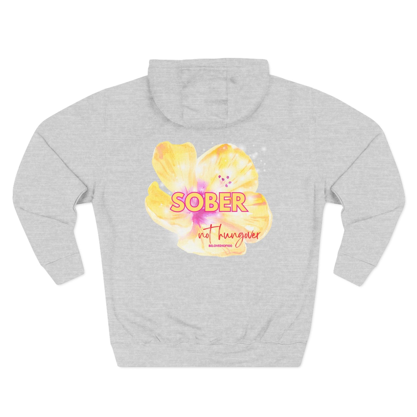 Hoodie - Sober not hungover