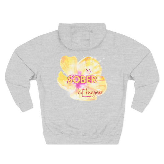 Hoodie - Sober not hungover