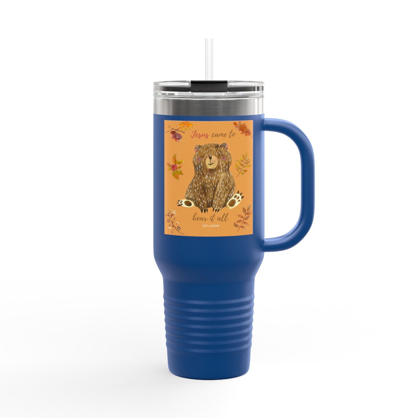 Insulated Travel Mug, 40oz  - Bear it all
