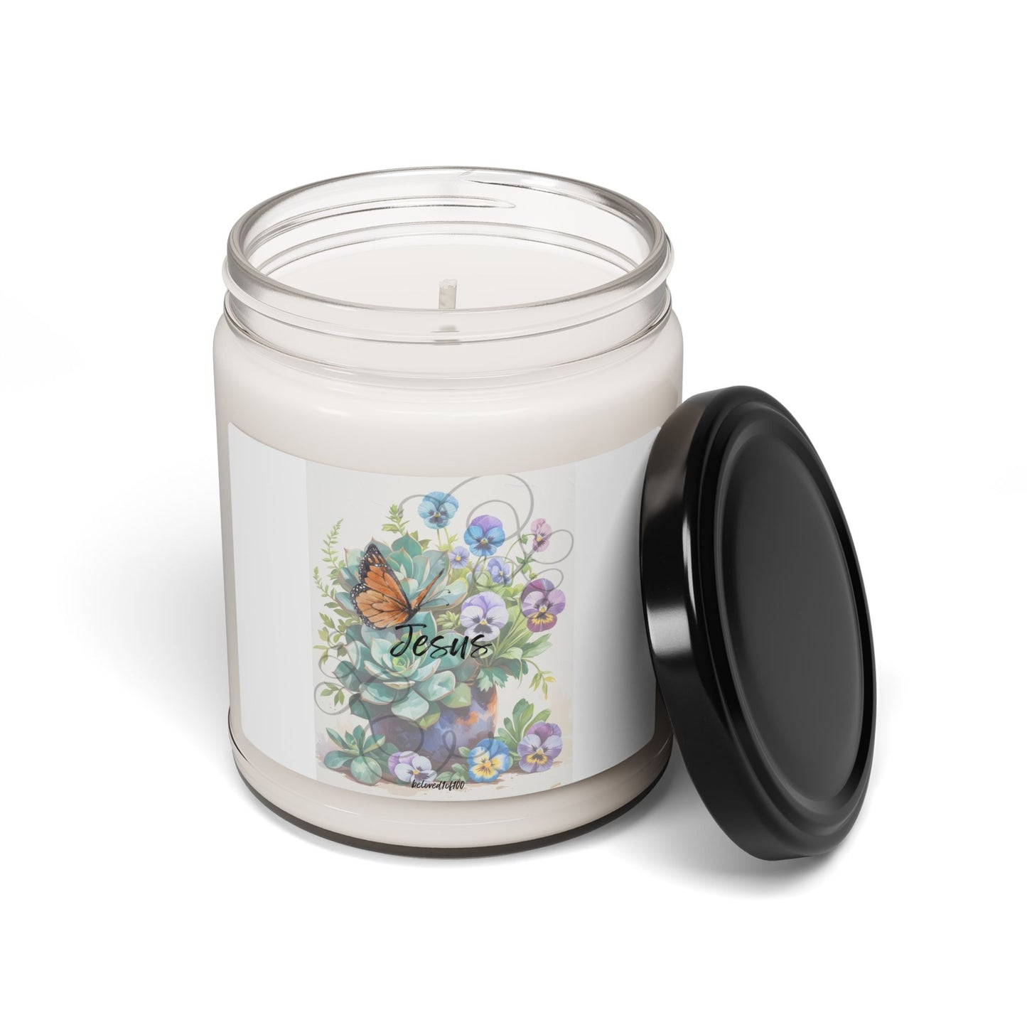 Soy Candle - Jesus Pattern