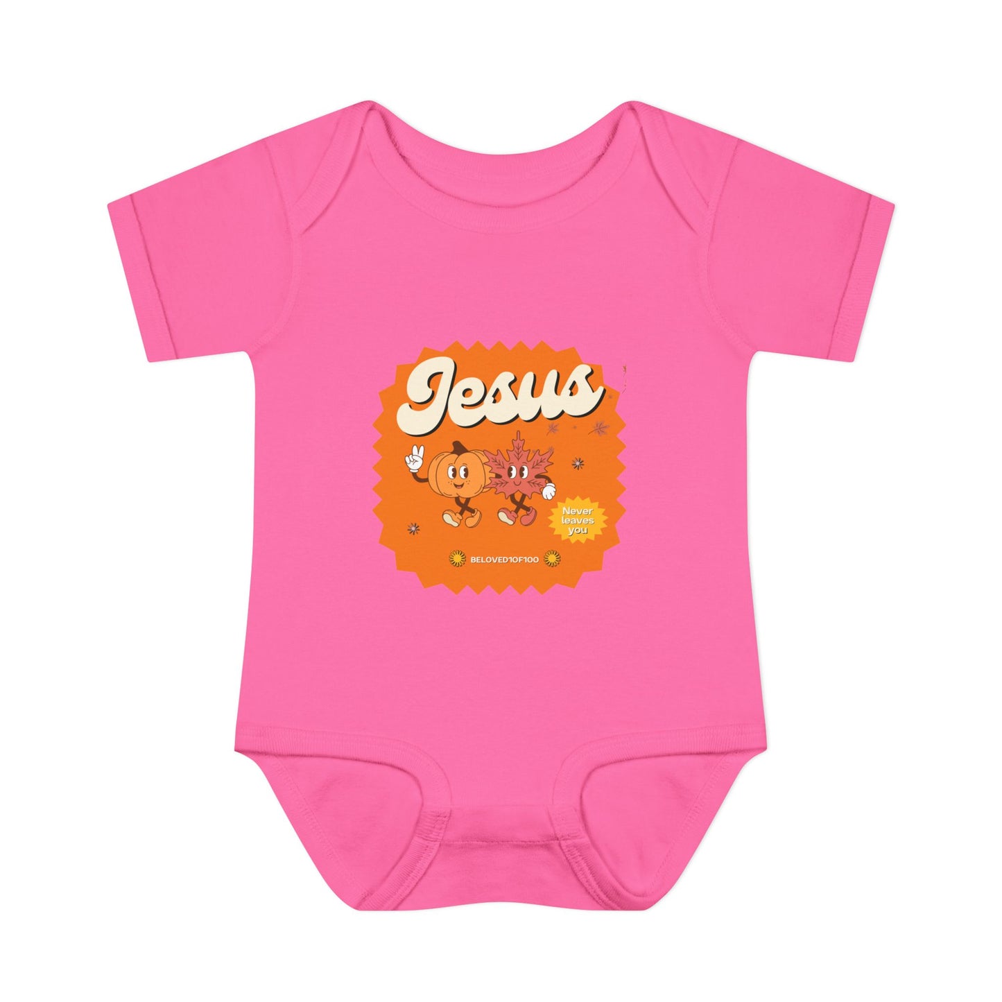 Infant/Toddler Onsie - Jesus Never Leaves