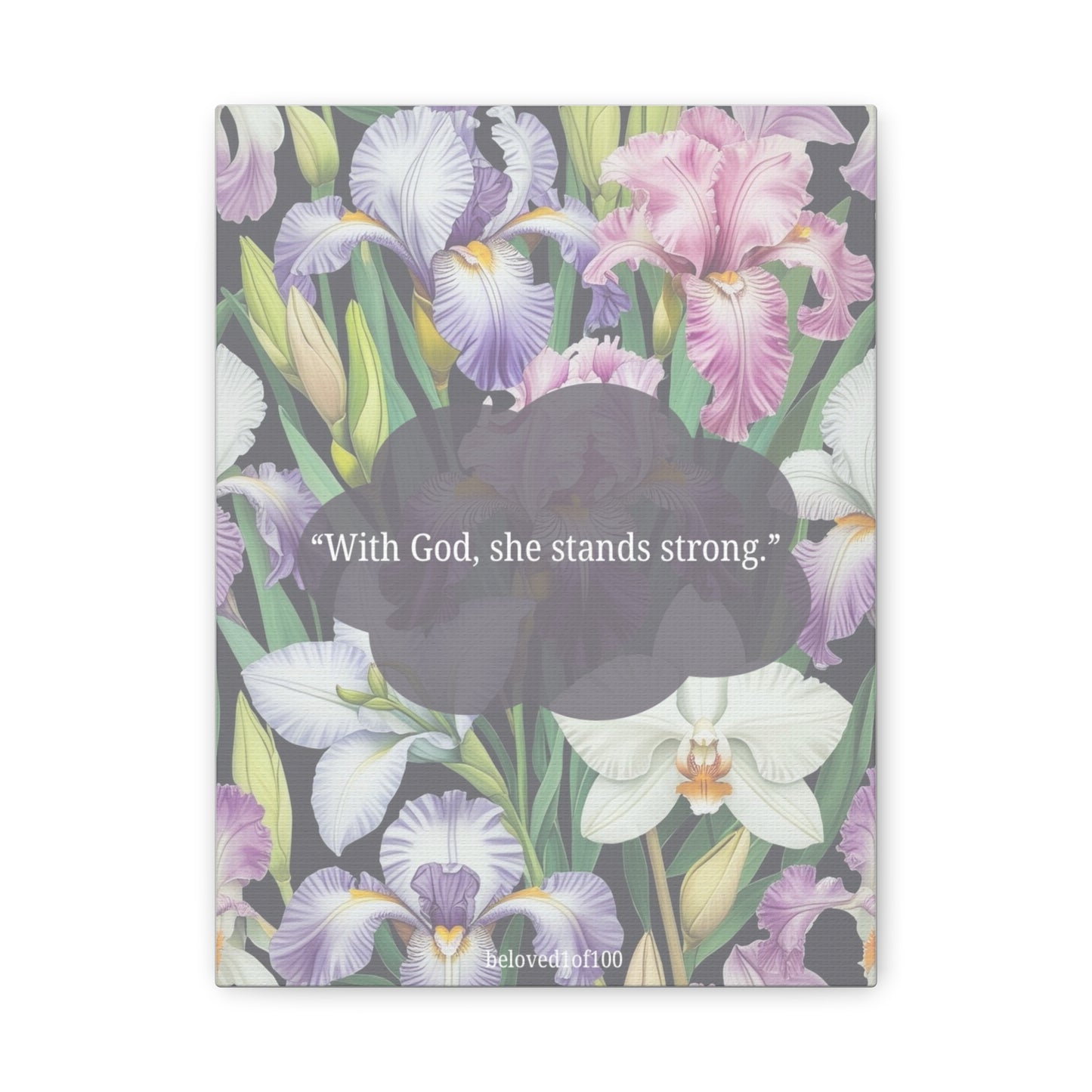 Canvas Print- Orchid Lilly Pattern