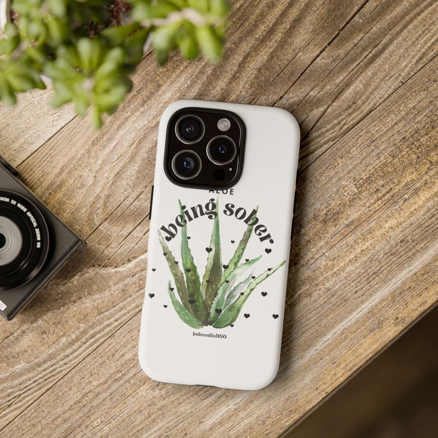 IPhone case - Aloe being sober