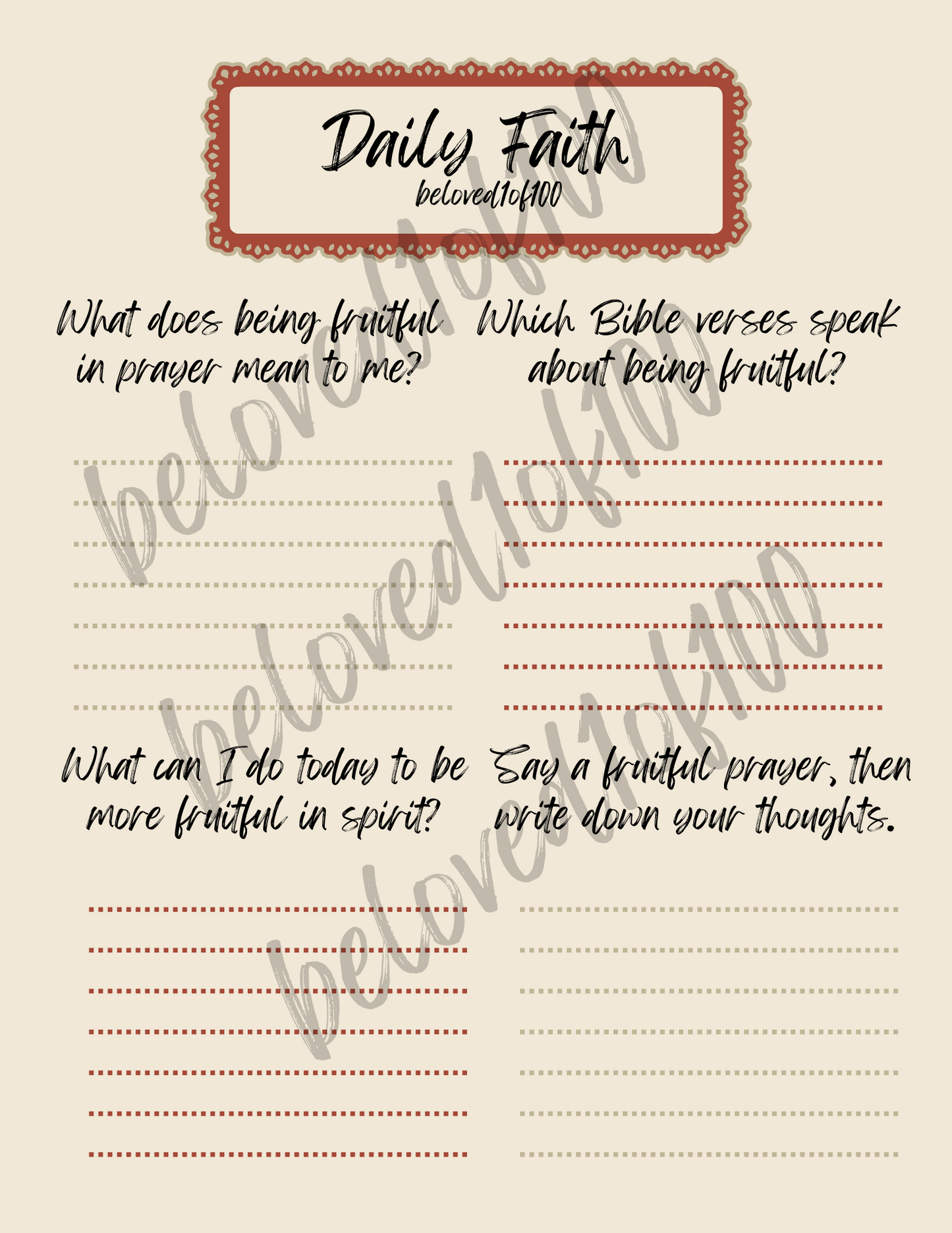 Fruitful Digital Trio Bundle Canva Editable